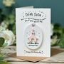 Wooden Chapel Christening Or Baptism Card, thumbnail 2 of 6