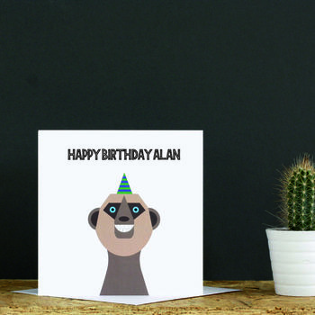 Meerkat Birthday Card, 2 of 2