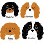 Cavalier King Charles Spaniel Dog Tag Illustrated, thumbnail 2 of 12