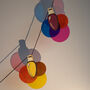 Wooden Bulb Bunting With Colour Flare Halo Effect, thumbnail 3 of 5