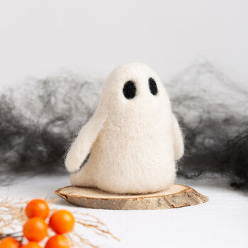 Ghost Halloween Easy Needle Felting Kit, 2 of 8