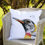 Inky Penguin Outdoor Cushion For Garden Furniture, thumbnail 6 of 8