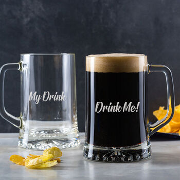 Personalised Quote Beer Tankard Gift For Friends, 4 of 9