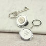 Personalised 60th Birthday Shilling Compact Mirror Keyring, thumbnail 7 of 8