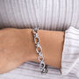 Stainless Steel Chunky Chain Bracelet, thumbnail 3 of 9