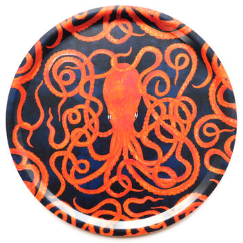 Octopoda Print Round Tray, 2 of 5