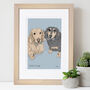 Personalised Hand Drawn Pet Dog Portrait, thumbnail 6 of 11