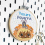You Are Powerful Cross Stitch Kit, thumbnail 3 of 12