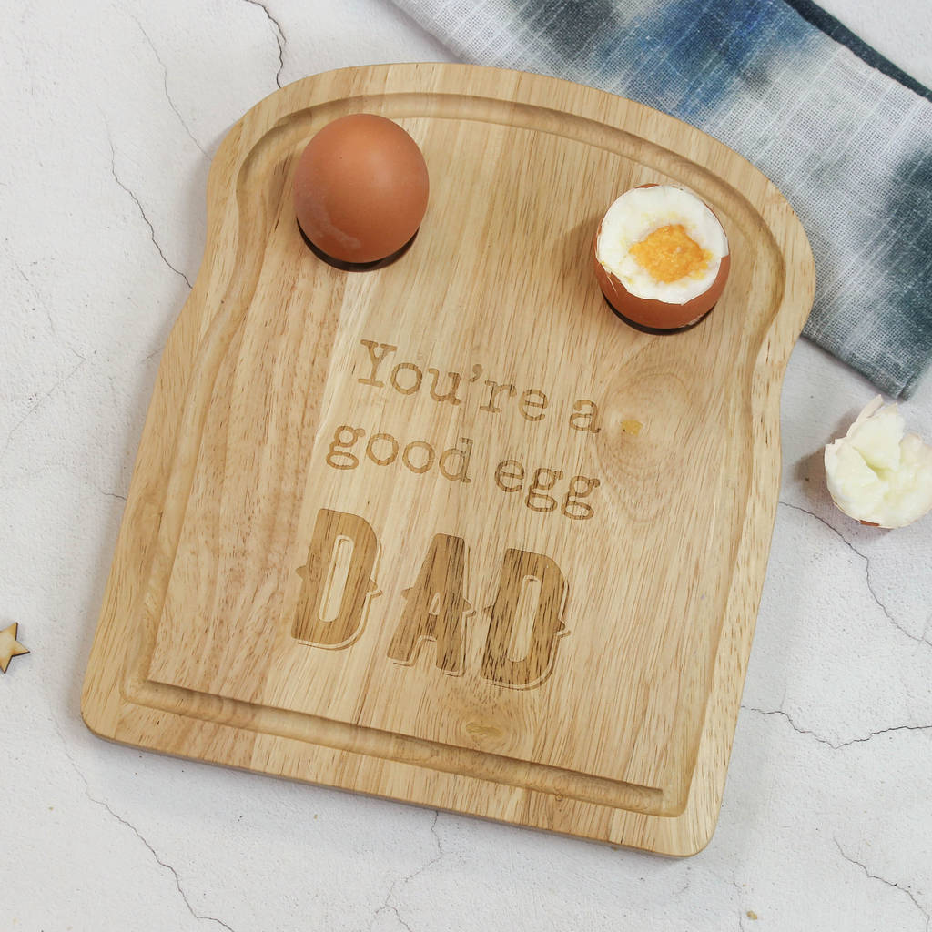 Eggs And Soldiers Board, Toast, Personalised, 1 of 4