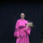 Long Organic Cotton Robe: Pink Eye, thumbnail 3 of 6