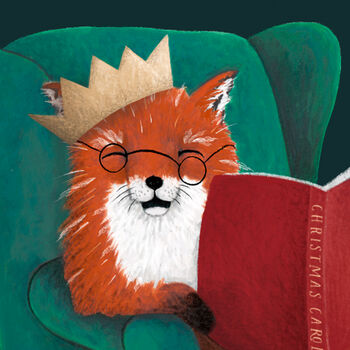 Merry Snoozemas Fox Christmas Cards, 5 of 7