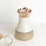 Ceramic Milk Bottle Match Striker With Matches, thumbnail 1 of 10