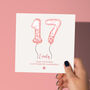 Personalised 17th Birthday Card Her, thumbnail 1 of 3