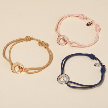 Personalised Crystal Intertwined Bracelet, 3 of 5