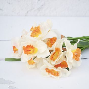 Silk Flower Daffodil Bouquet, 3 of 5