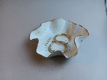 Scalloped Peace Clay Dish, 7 of 8