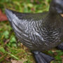 6th Anniversary Iron Duck Garden Ornament, thumbnail 4 of 7