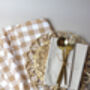 Gingham Check Scallop Edge Tablecloth, thumbnail 5 of 7