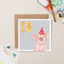 Piggy 18th Birthday Card, thumbnail 1 of 4