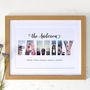 Personalised Photos Inside Family Word Art, thumbnail 7 of 11
