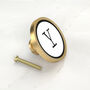 Alphabet Typewriter Letter Initial Cupboard Door Knobs, thumbnail 12 of 12