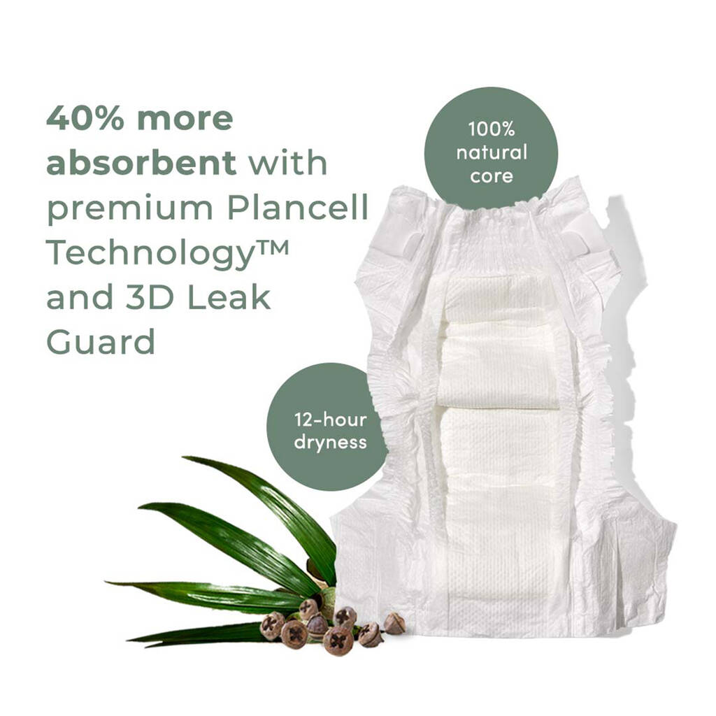 Three+Three Eco Biodegradable Nappies And Organic Wipes By Ecoriginals