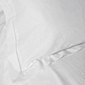 Cotton Pillowcase Bedlinen Pair, 2 of 4