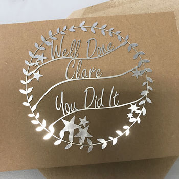 Personalised Graduation Congratulation Card, 8 of 9