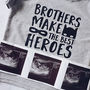 Brothers Make The Best Heroes Sibling Superhero T Shirt, thumbnail 2 of 4