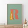 Personalised Letter Print Cheetah Print, thumbnail 2 of 6