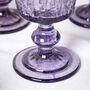 Set Of Four Heather Wine Goblets, thumbnail 4 of 7