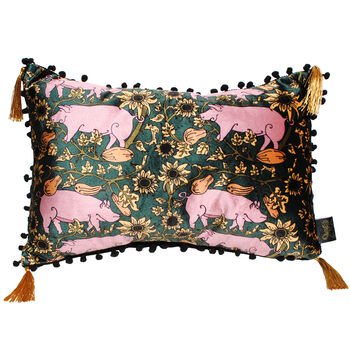 The Jewel Country Pig Eco Friendly Cushion, 2 of 4