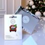 Merry Christmas Truck With Santa Claus And Tree Enamel Pin Badge Brooch, thumbnail 2 of 8