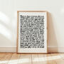 The Beatles Poster, In My Life Song Lyrics Print, thumbnail 2 of 10