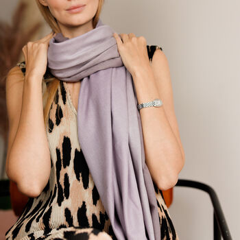 Personalised Cashmere Blend Ombre Scarf, 2 of 12