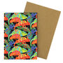 Camouflage Of Chameleons Print A6 Greetings Cards, thumbnail 5 of 7