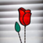 Stained Glass Rose Everlasting Flowers By Post, thumbnail 2 of 12