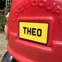 Personalised Number Plate Set For Cozy Coupe Cars, thumbnail 3 of 4