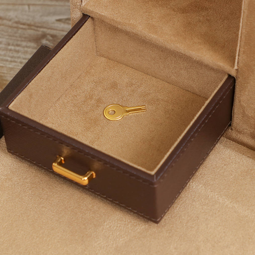 Rosebery Faux Leather Drinks Case With Ice Bucket By Dibor