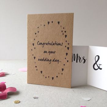 Personalised Concertina Wedding Day Card, 4 of 4