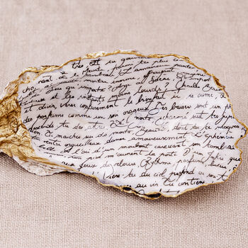 Love Letter Oyster Shell Trinket Dish, 2 of 6