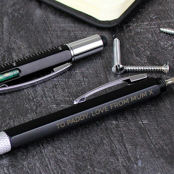 Gifts For Men Personalised Multi Tool Pen For Him, 8 of 10