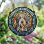 Bearded Collie Memorial Suncatcher, thumbnail 3 of 5