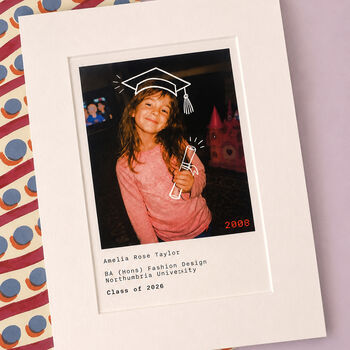 Personalised Childhood Graduation Photo Print, 2 of 3
