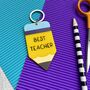 Best Teacher Gift Pencil Keyring, thumbnail 1 of 4