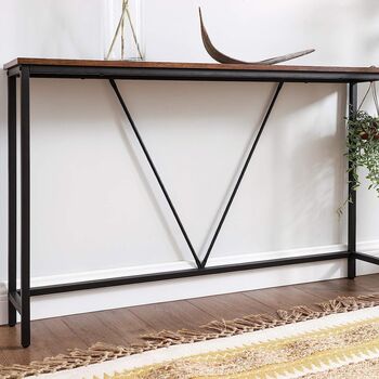 Hallway Table Console Table Sofa Table With Steel Frame, 6 of 10