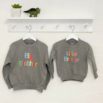 Multicoloured Sibling Sweatshirt Set, 2 of 5
