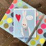 Mini Rabbit Birthday Card, thumbnail 3 of 5