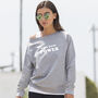 Own Your Own Power Motivational Slouch Sweatshirt, thumbnail 3 of 4