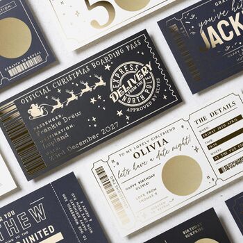 Personalised Lapland Christmas Boarding Pass Voucher, 9 of 9